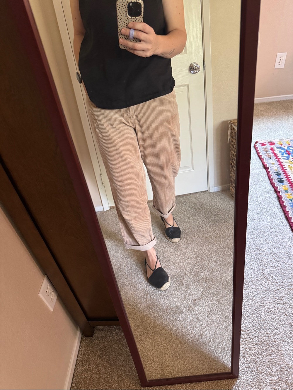 Classic Corduroy Women’s Pants in Beige
